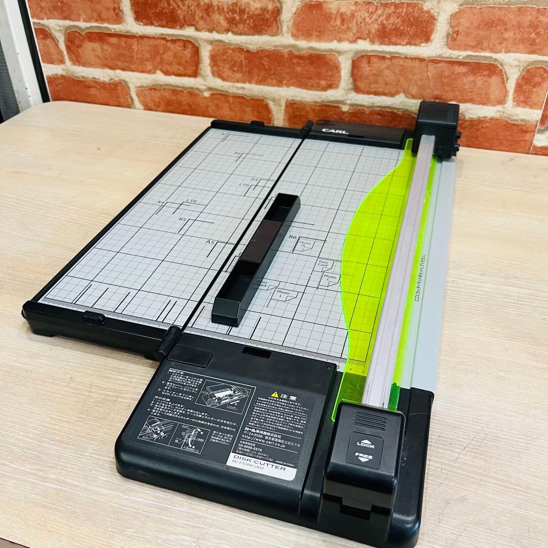 K3375【CARL】 DC-F5100　折り畳み式ディスクカッター A4対応