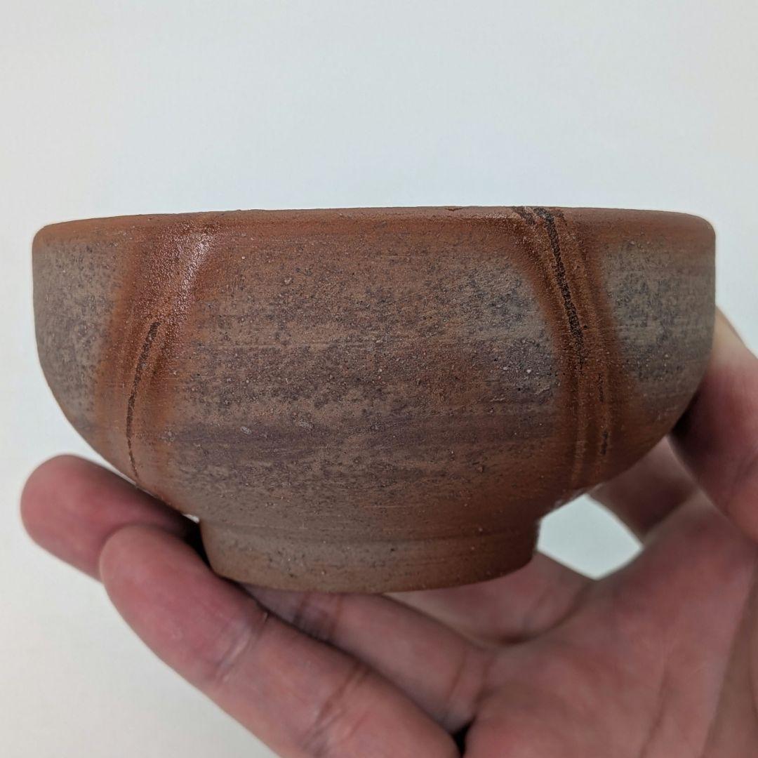 南燦窯 徳永修 備前焼 緋襷丸中鉢揃（小鉢6客） 共箱栞 食器 在銘 作家作品