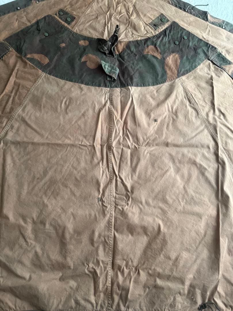 1500円off✨ハンガリー軍　軍幕　２枚　ポール・ペグセット テント