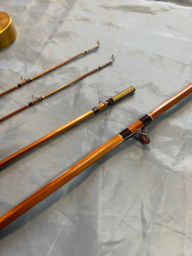 値下げ！　十勝鱒竿　7’9” #4 マキリ！！　3本継ぎ！橋本ロッド ！