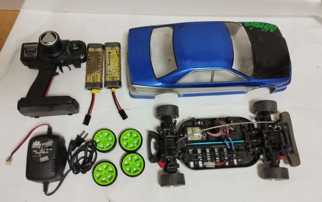 フルセット チェイサー TT-01 タミヤ まとめ　スイッチ故障あり