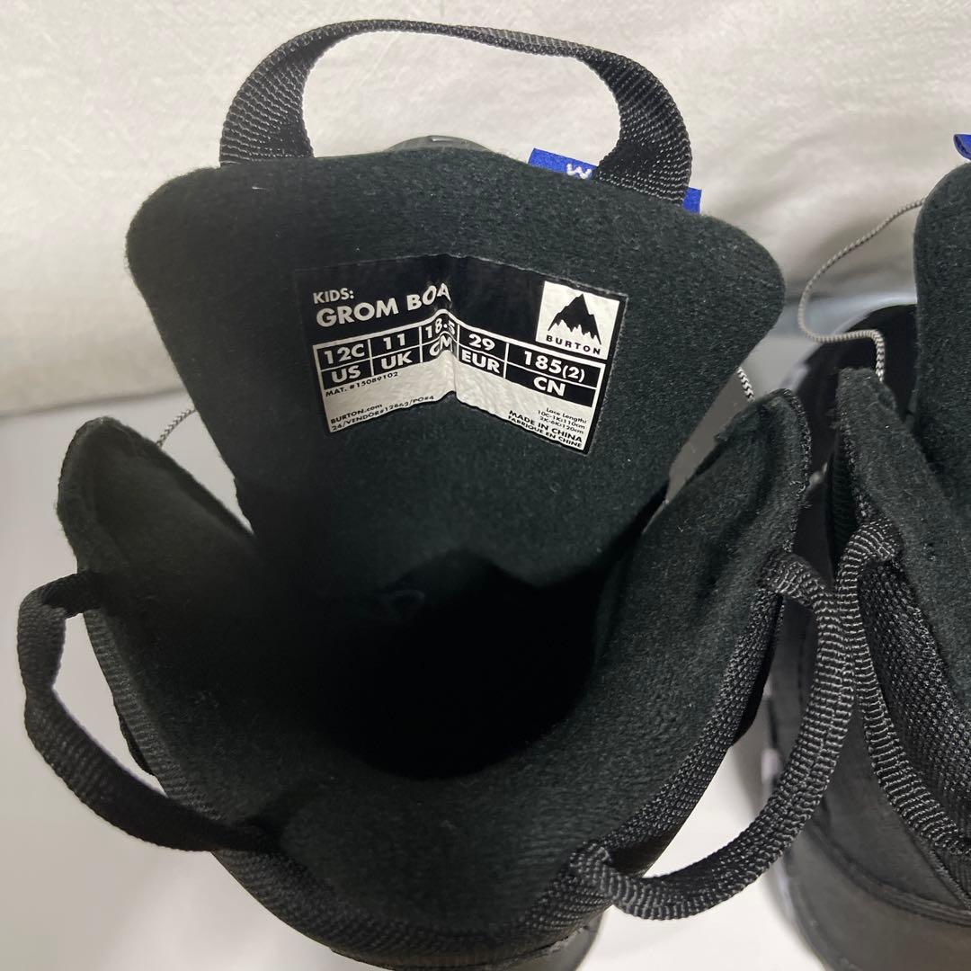【美品】Burton 子供用スノーボードブーツ　18、5センチ