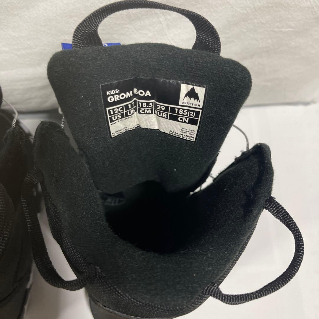 【美品】Burton 子供用スノーボードブーツ　18、5センチ
