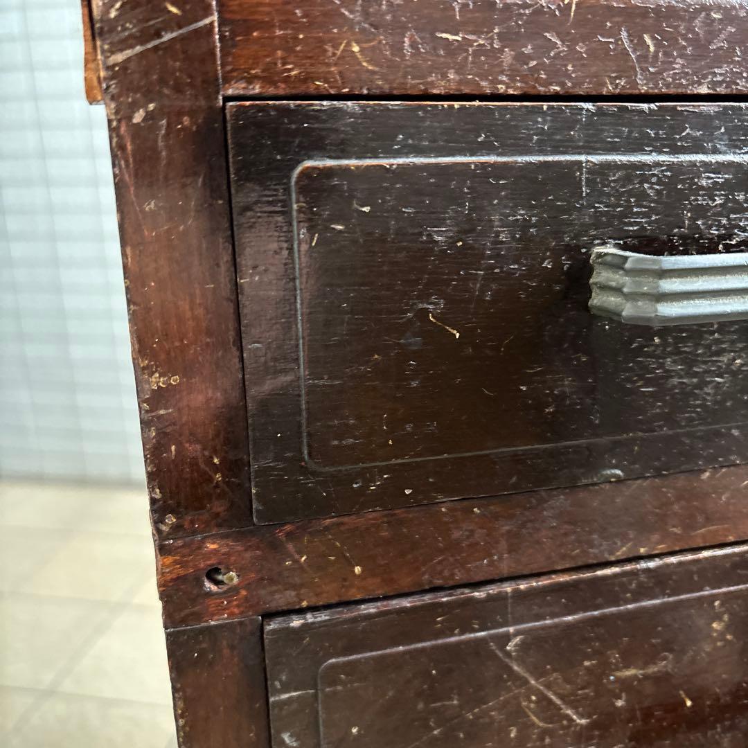 アンティーク　骨董　引き出し　木製