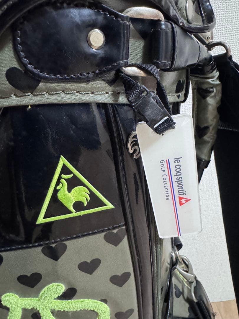 le coq sportif ルコックゴルフ キャディバッグ ハート柄