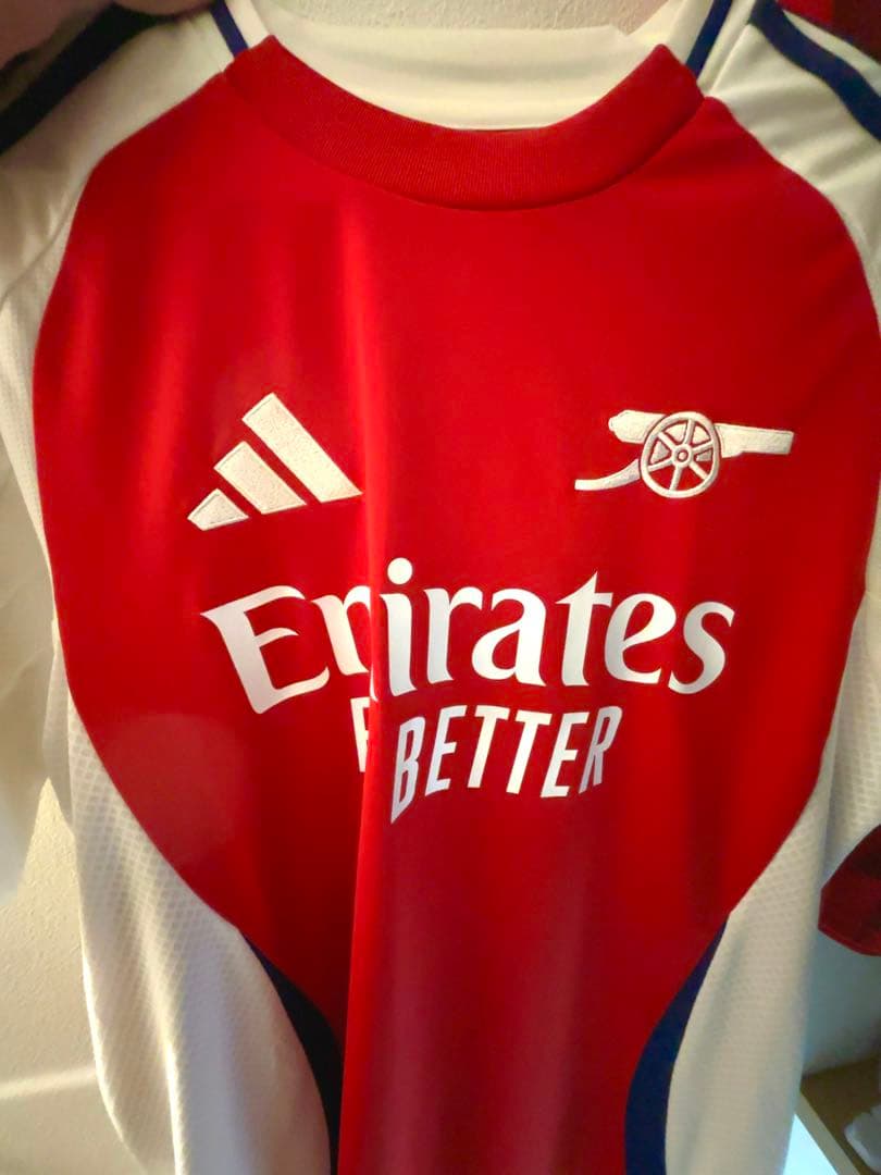 アーセナル　24-25 ホームユニフォーム 33 カラフィオーリ