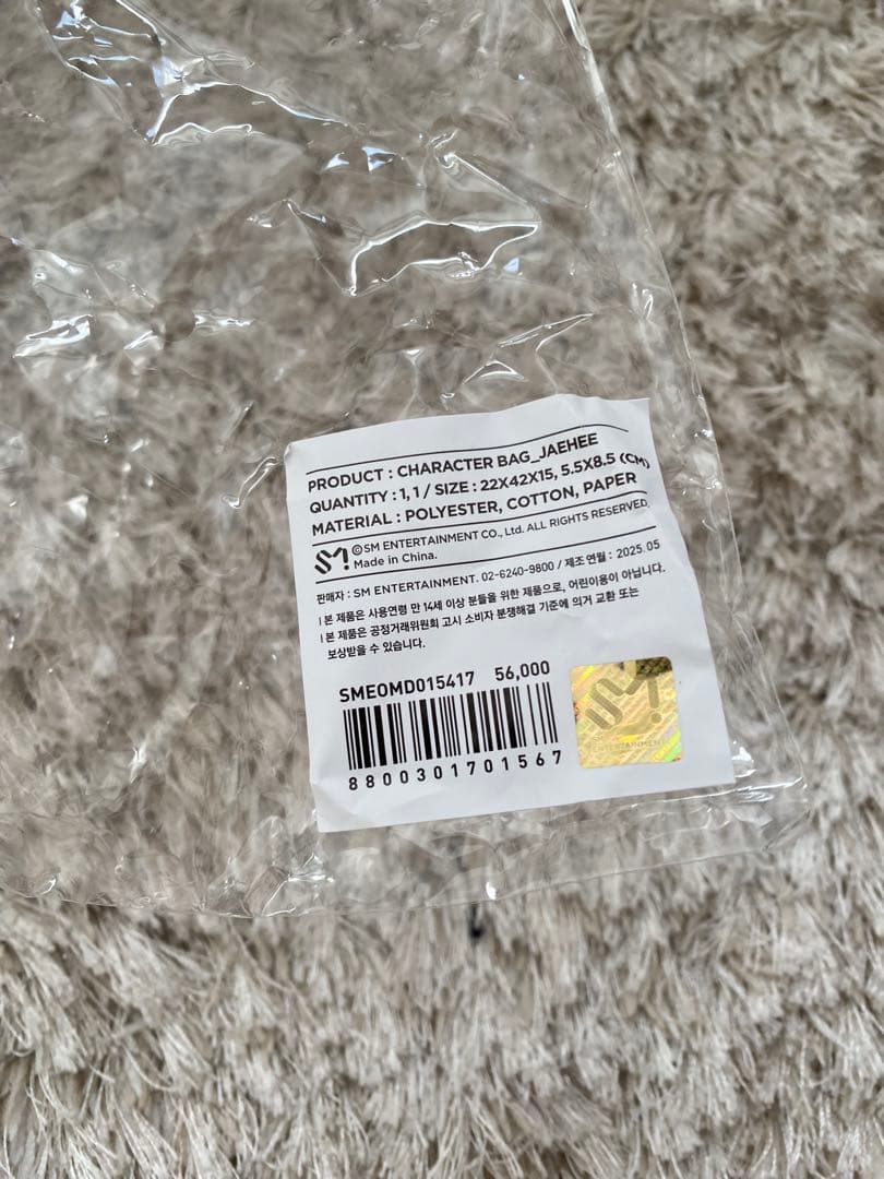 NCT WISH ジェヒ　デントリバー バッグ　ソウルコン　カバン　キャラクター