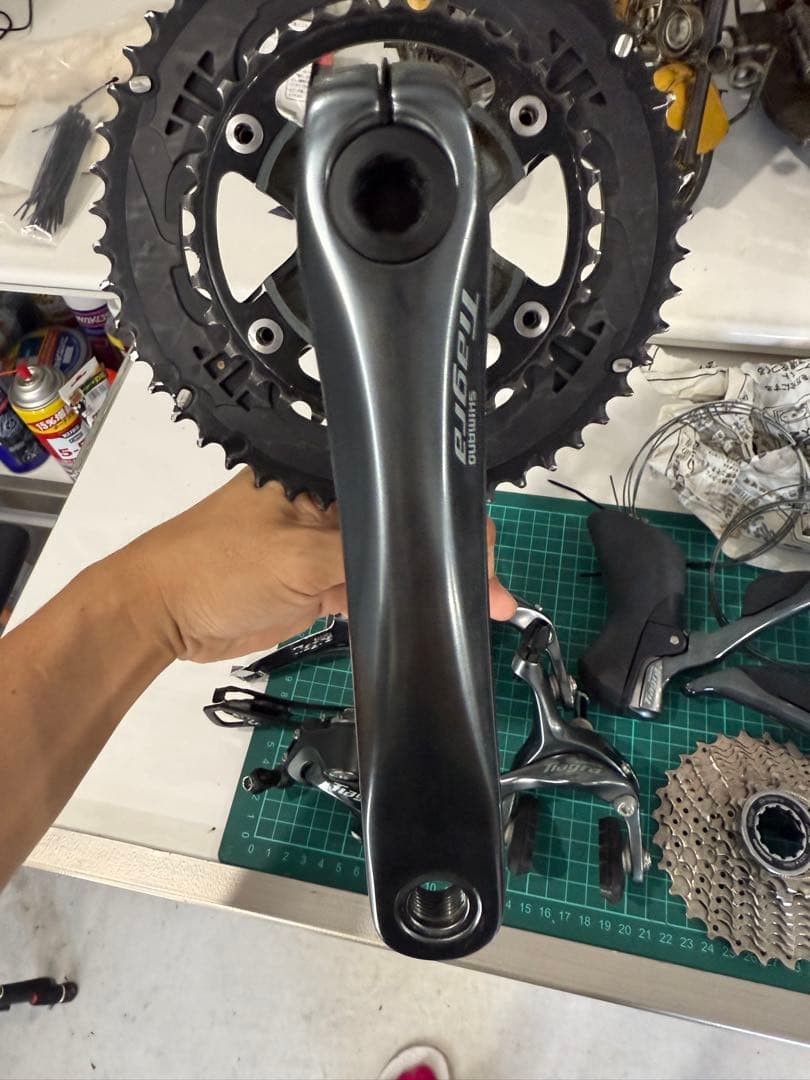 美品　SHIMANO ティアグラ R4700 リムブレーキ グループセット