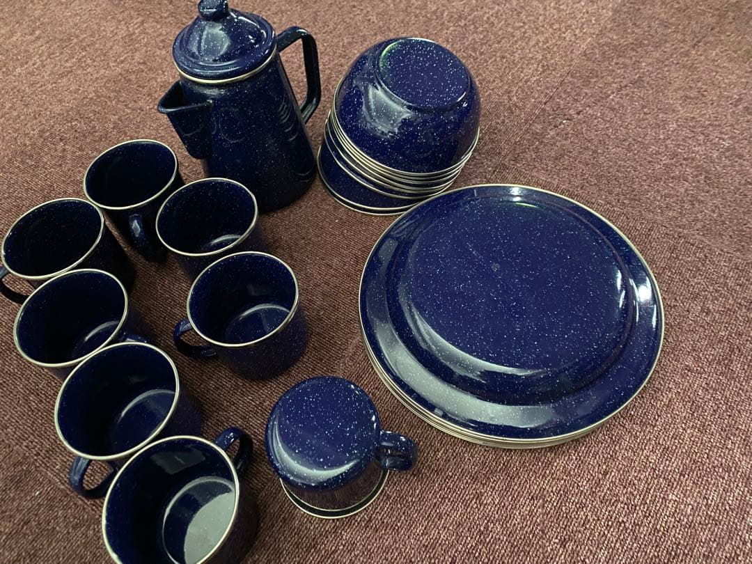 ホーロー　キャンプ　アウトドア食器　未使用