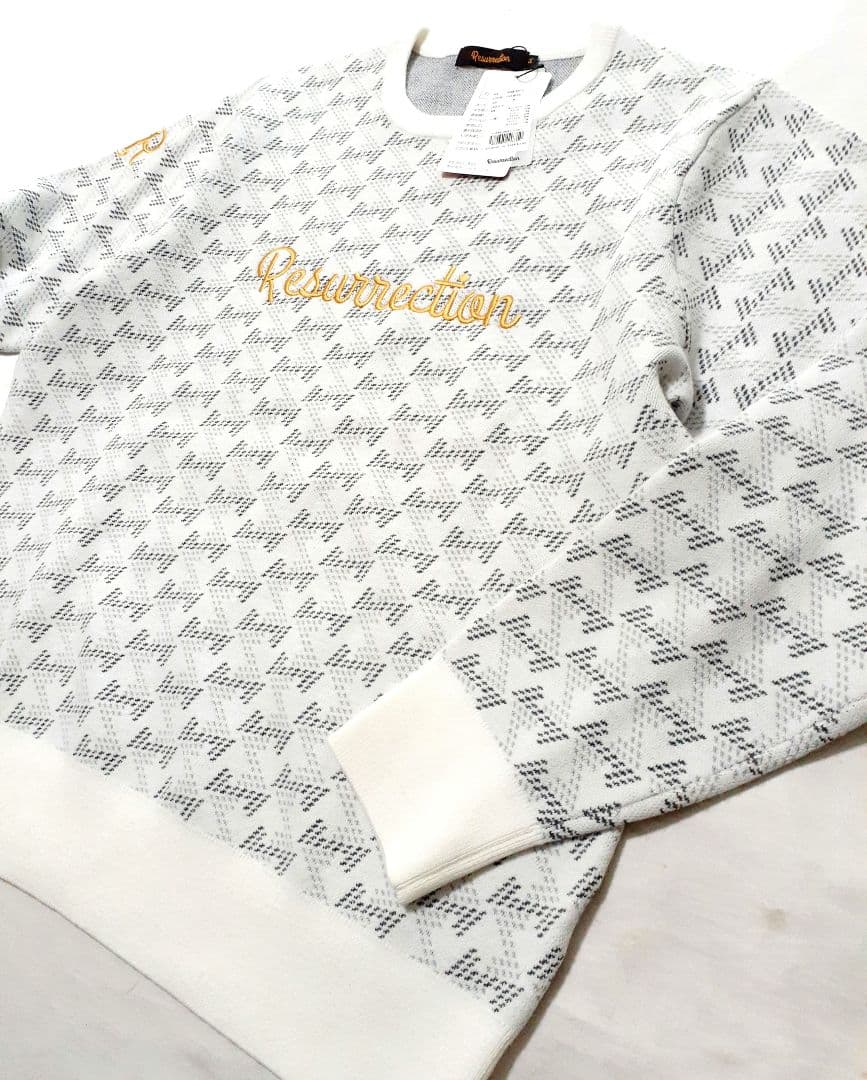 Resurrection ゴルフ GMクルーネックニット プルオーバー