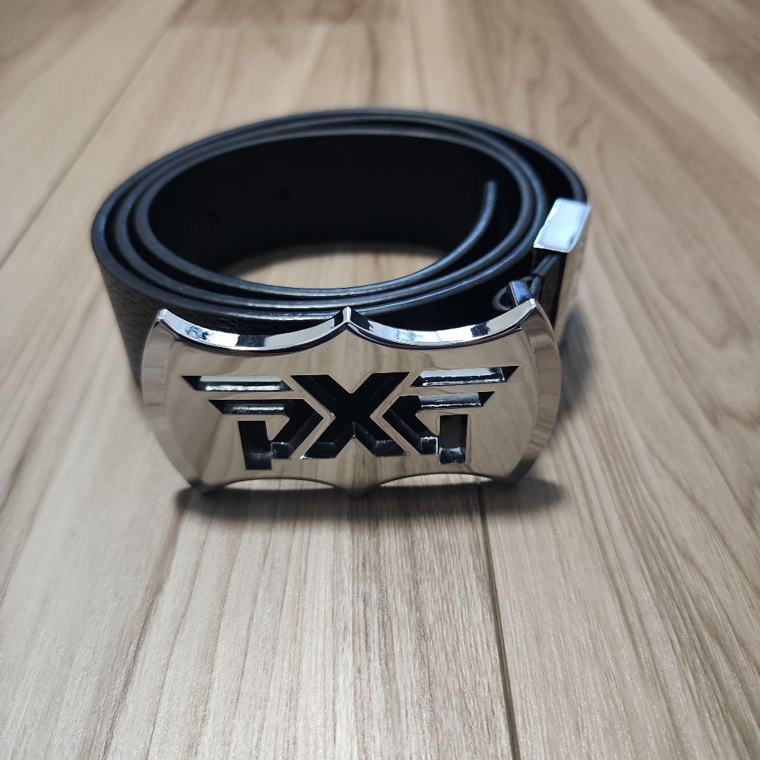 【セット品】PXG　メンズパンツ黒３２インチ　ベルト黒