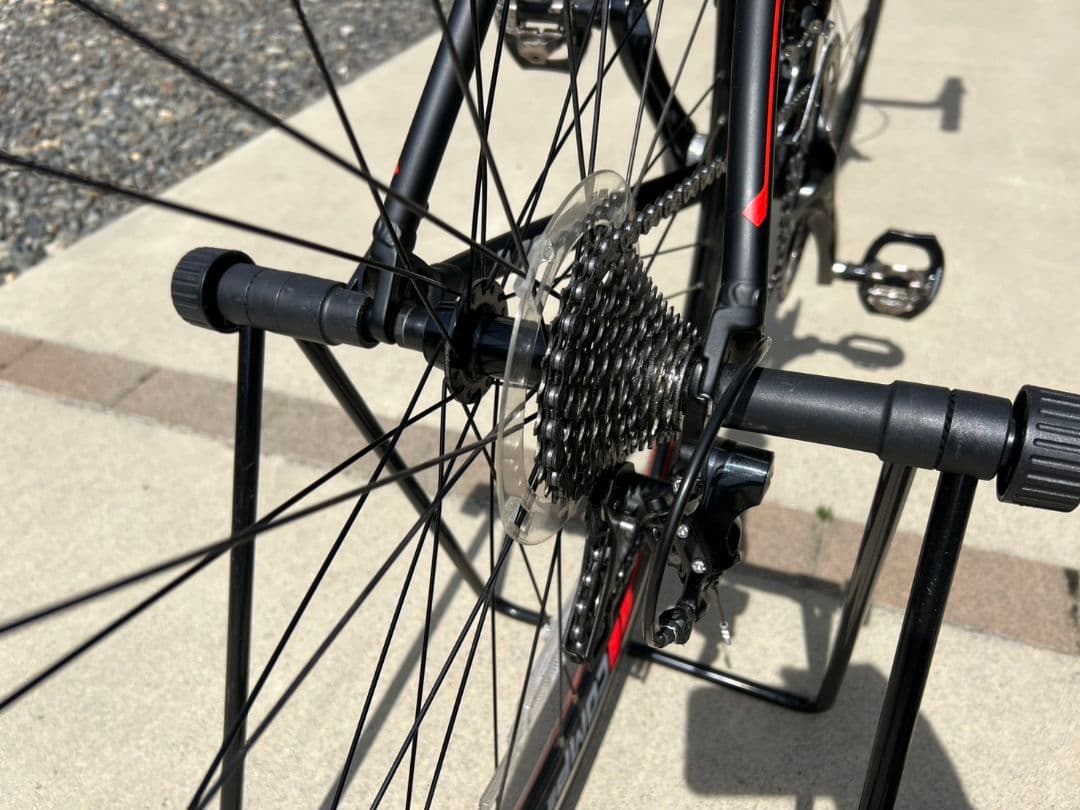 室内保管MERIDA 400 ロードバイク 黒/赤