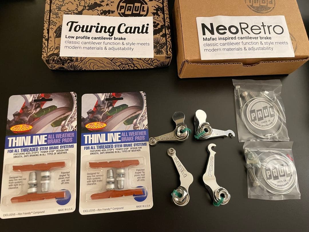 Paul Component カンチブレーキセット polish
