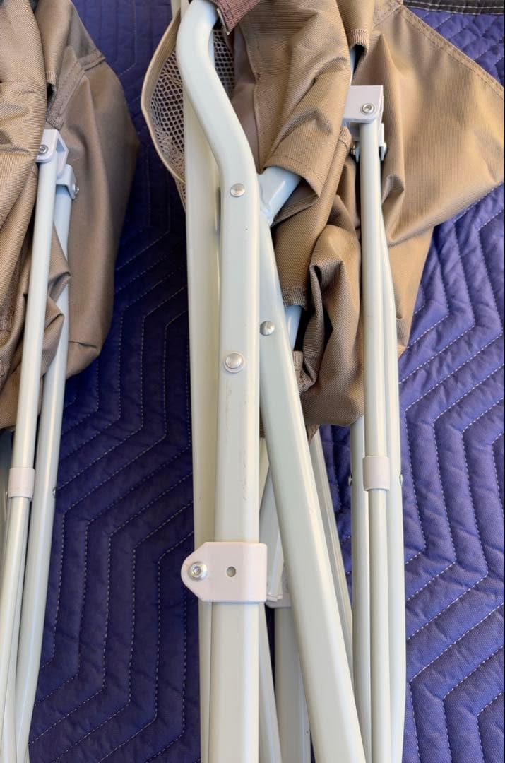 LOGOS ロゴス Life バックホールドチェア(ブラウン)【使用頻度少な目】