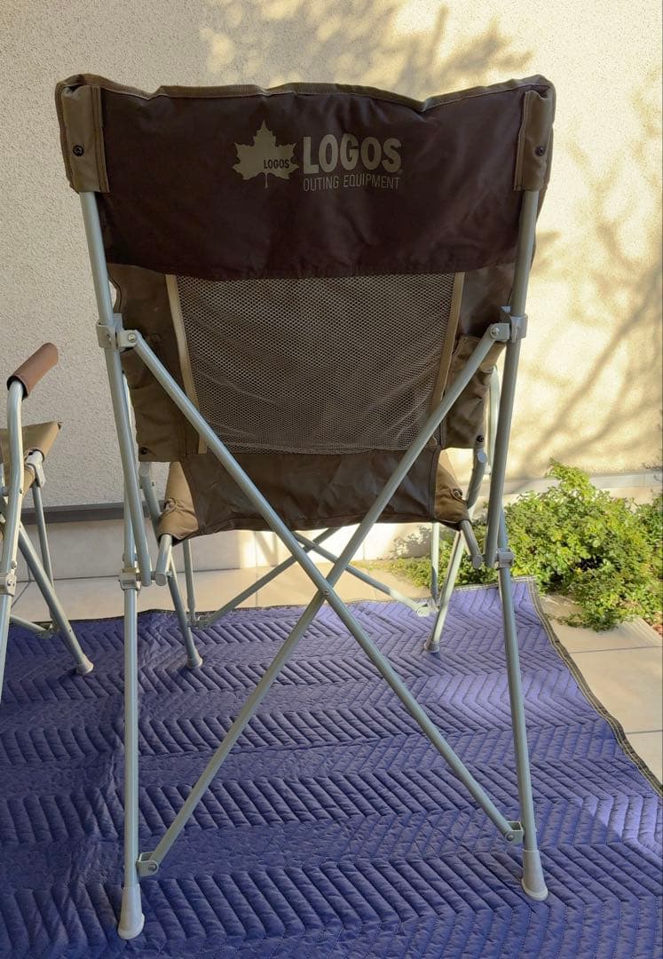 LOGOS ロゴス Life バックホールドチェア(ブラウン)【使用頻度少な目】