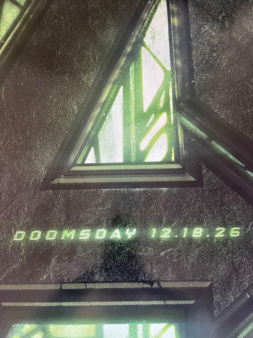 *枚数限定*映画館用両面印刷ポスターUS版:アベンジャーズ ドゥームズデイ