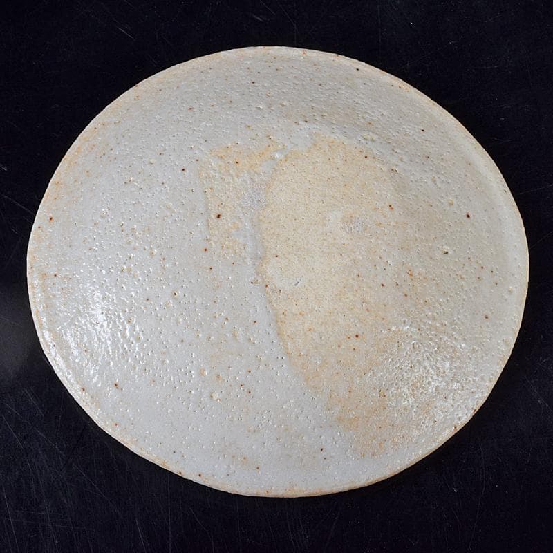 Gojyo人間国宝荒川豊蔵作　絵志野　水指　仕覆付　共箱　D　R8739B