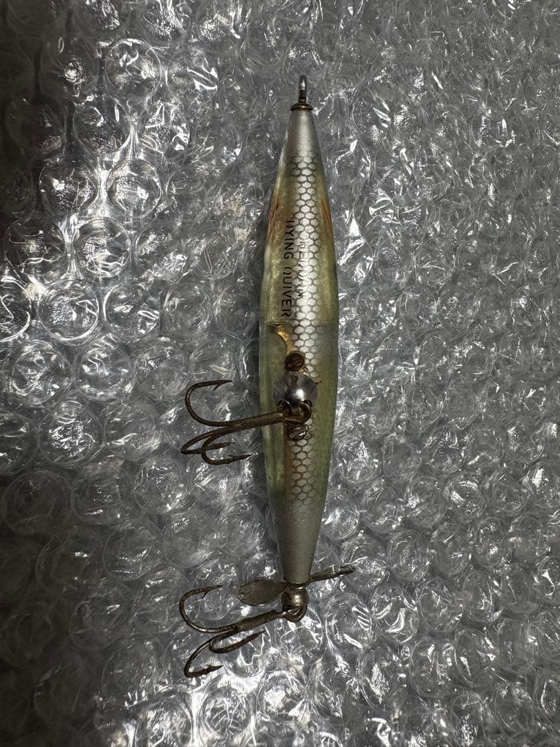 オールドヘドン　ダイイングクイーバー　初期モデル　丸ペラ　イエローアイ　ルアー