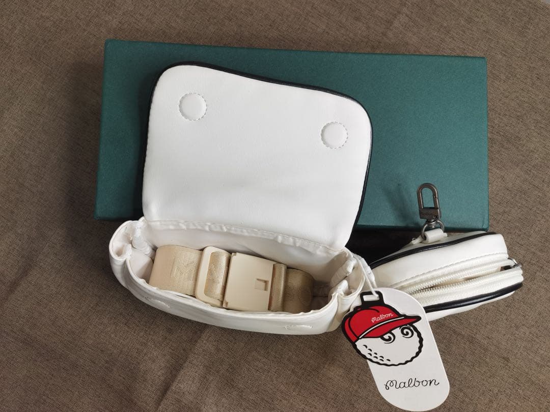 Malbon ゴルフ ミニボールバッグ✨防水2層式ウエスト＆ハンド兼用