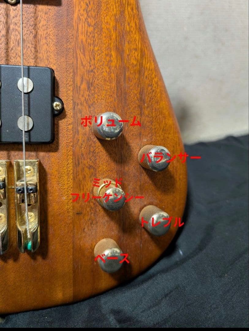 【本日のみ】SX ベース 4弦 スルーネック 美品 マホガニー Warwick系