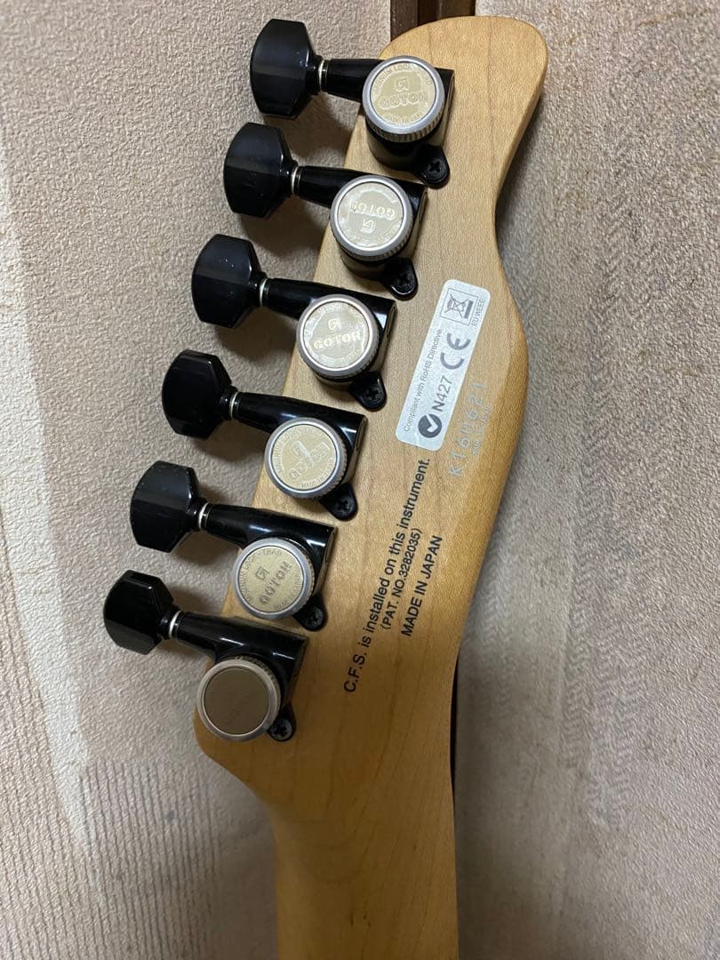 FGN ブラック エレキギター　フジゲン　左利き　レフティ