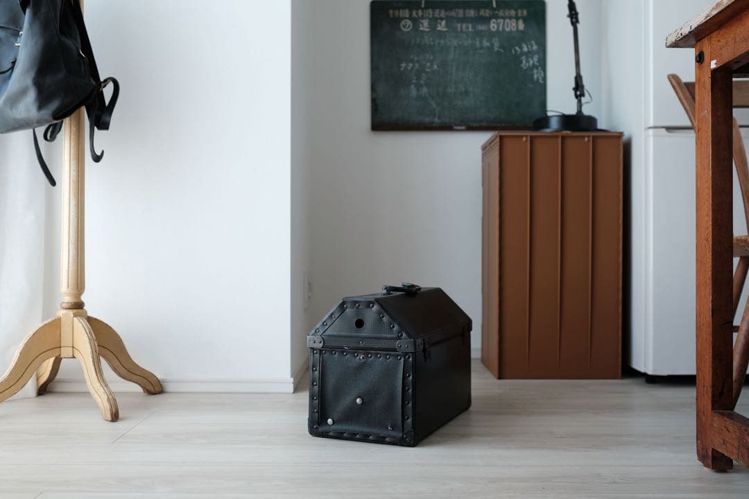 美国 1940年代 古董 宠物筐 猫犬用屋顶型 ペットキャリー ヴィンテージ