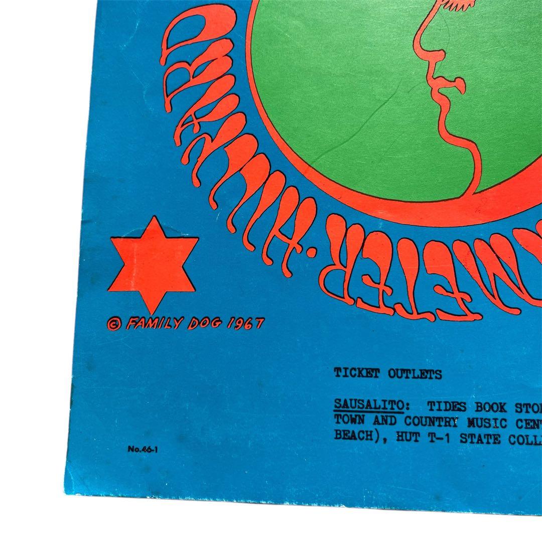 1967 familydog Victor Moscoso ビンテージ ポスター