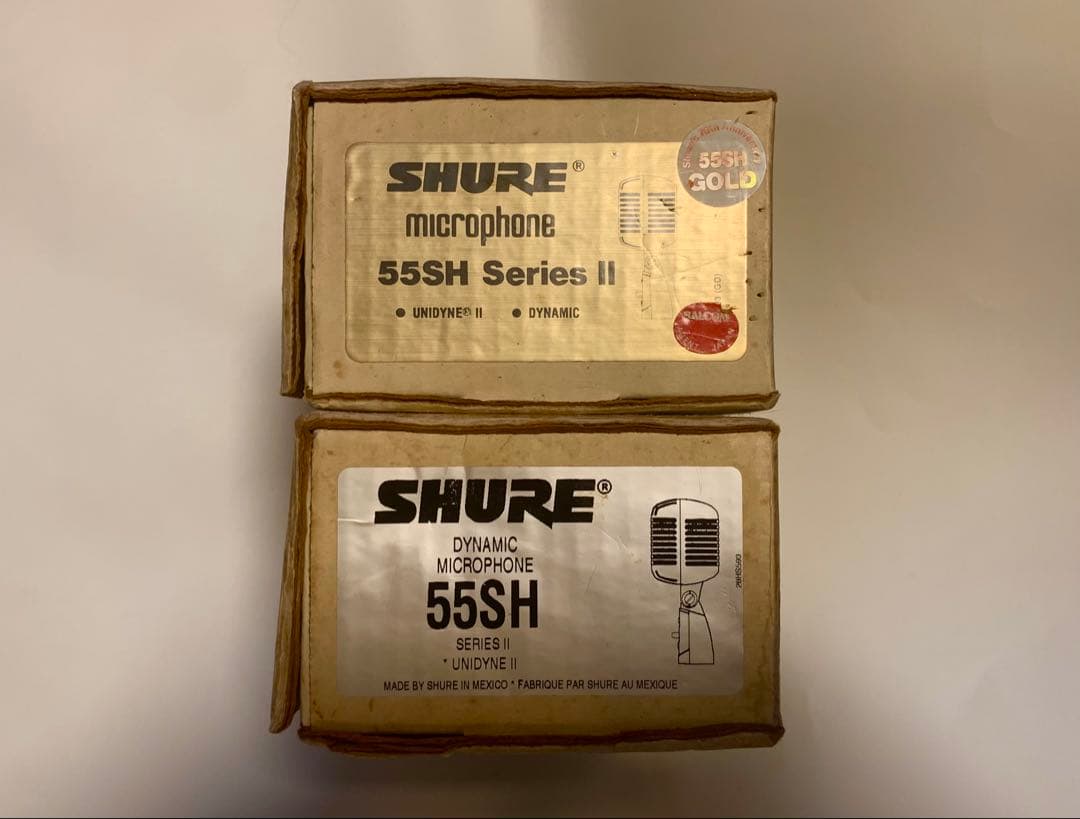 【希少】SHURE 55SH Series Ⅱ GOLD 70周年限定＋おまけ