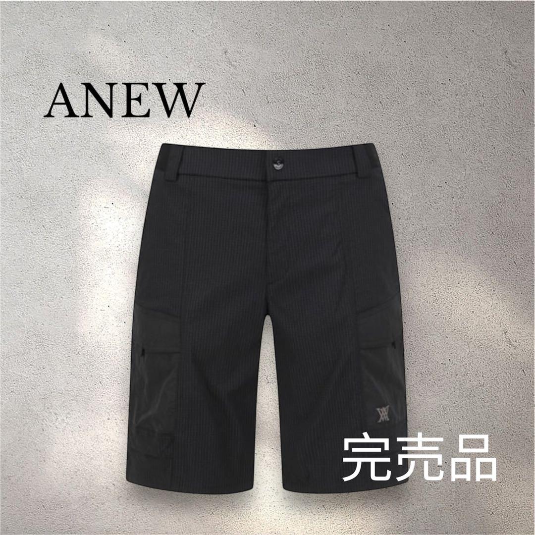 完売品⭐️新品タグ付き❤️Ｍ　ANEW メンズ ショートパンツ ブラックセットアップ