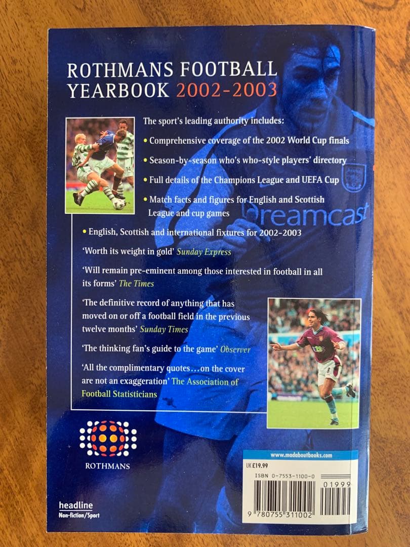 入手不可能！Football Yearbook '02-'03と03-'04二冊