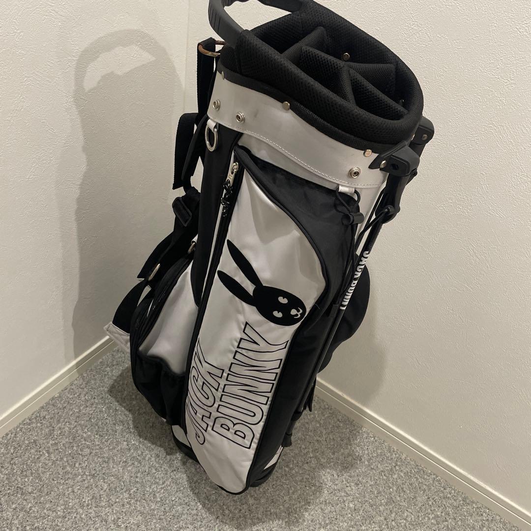 JACK BUNNY キャディバッグ スタンド式 9型 軽量 5分割 ゴルフ