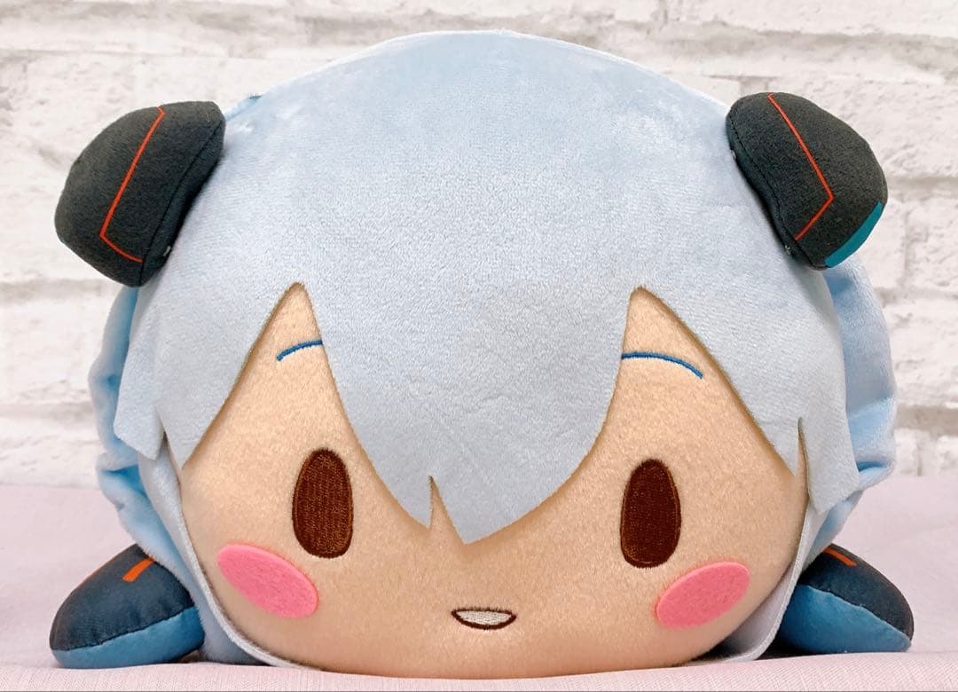 エヴァンゲリオン　綾波レイ　寝そべり　ぬいぐるみ　プラグスーツ　メガジャンボ