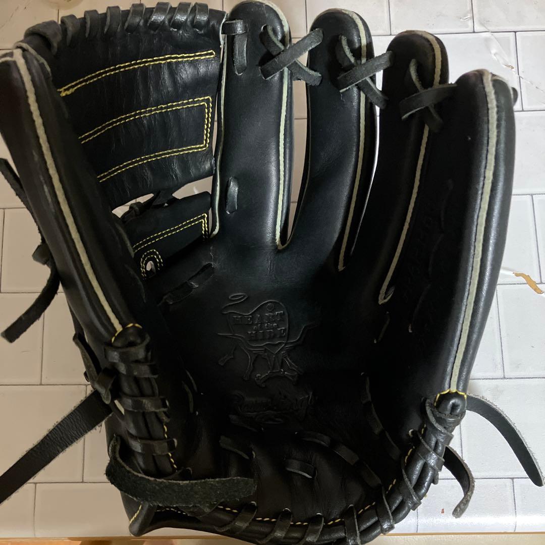 最終値下げ Rawlings ローリングス 投手用グローブ 黒