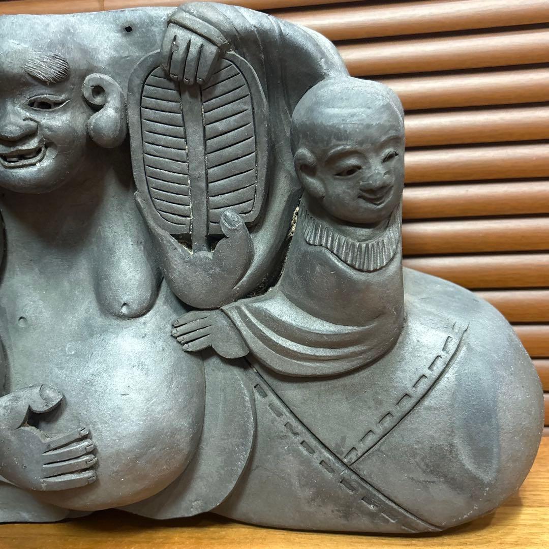 昔の縁起の良い瓦