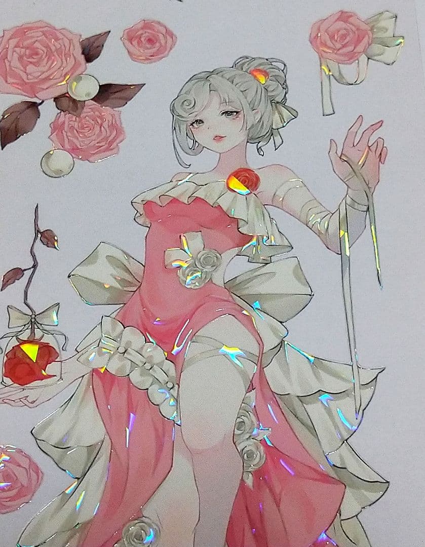 ✩再販✩J757＃霓虹(贝壳光)Likey切り売り海外人物マステ女の子