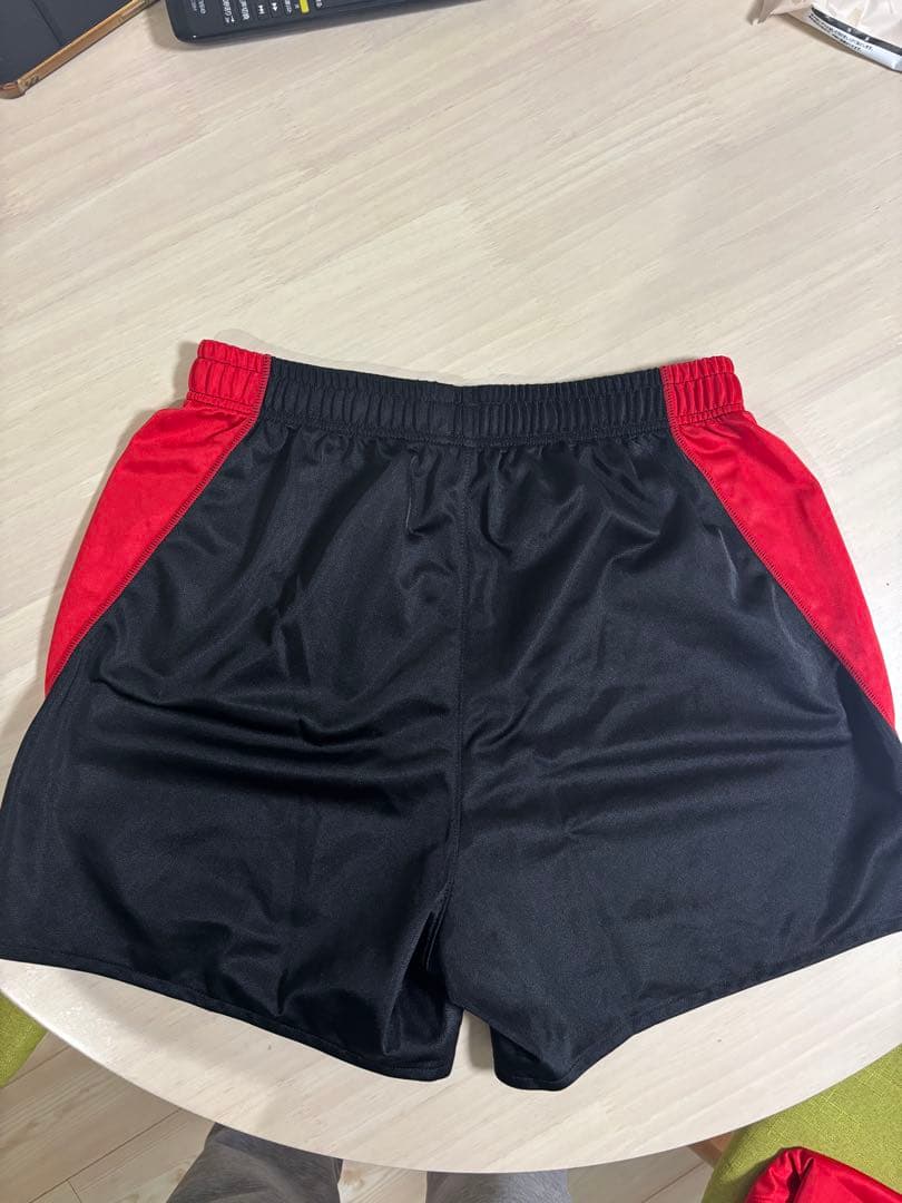 【限定品】スポーツパンツ XL 黒/赤