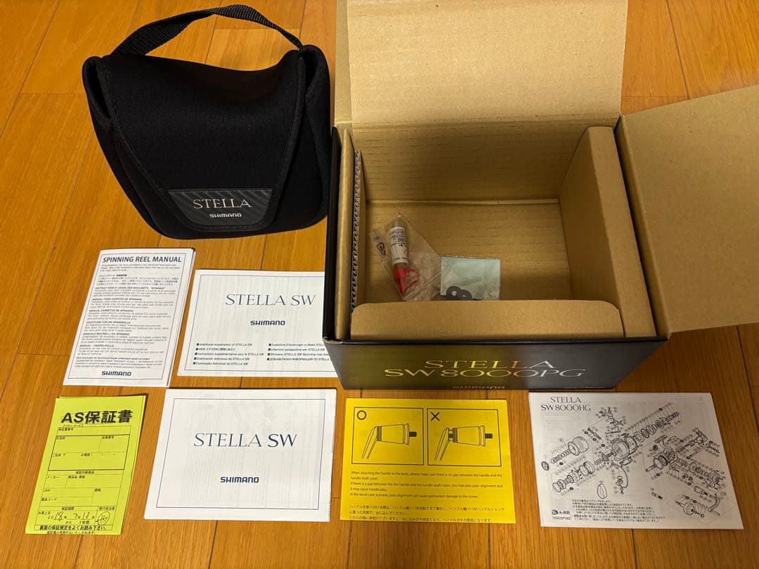 【美品】SHIMANO 13STELLA SW8000PG＆10000スプール付