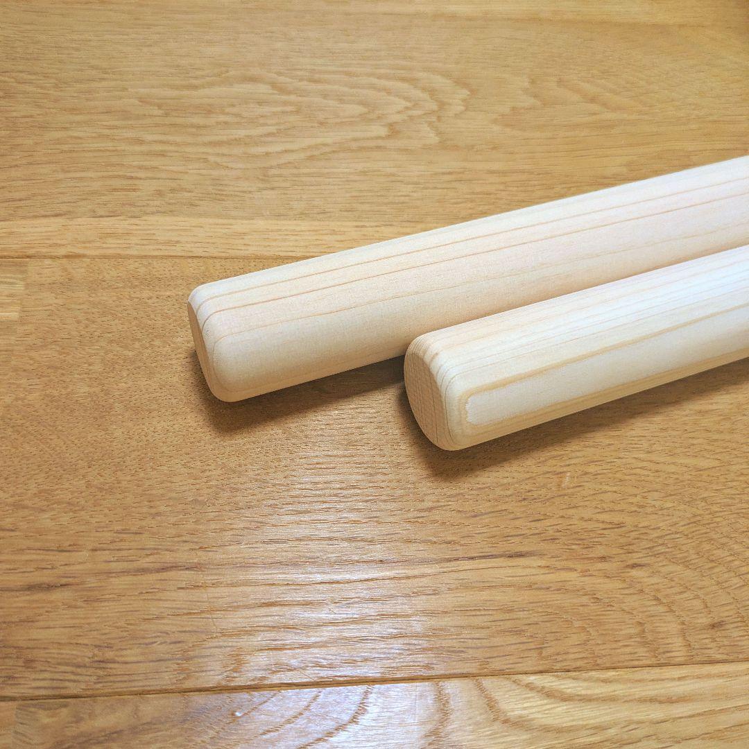 軽くて使いやすいグラインダーマンのヒノキバチ新品 和太鼓バチ 10組(20本)