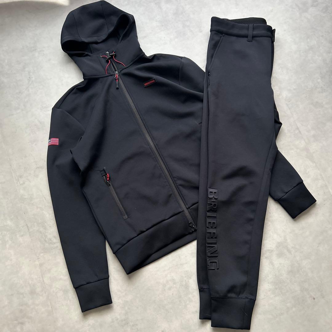 BRIEFING 3D LOGO セットアップ　パーカー　パンツ