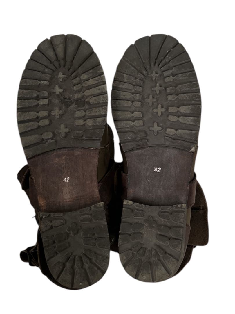 ジャンク品メンズ　ブーツ　 ツイン T2[in] ブラウン ミリタリーブーツ