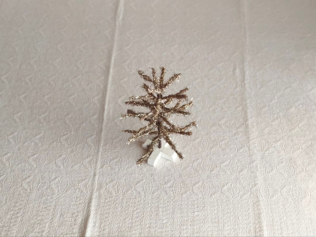 【リュヌとリュカさま】vintage tree ❀ 燻ゴールドのツリー 23cm