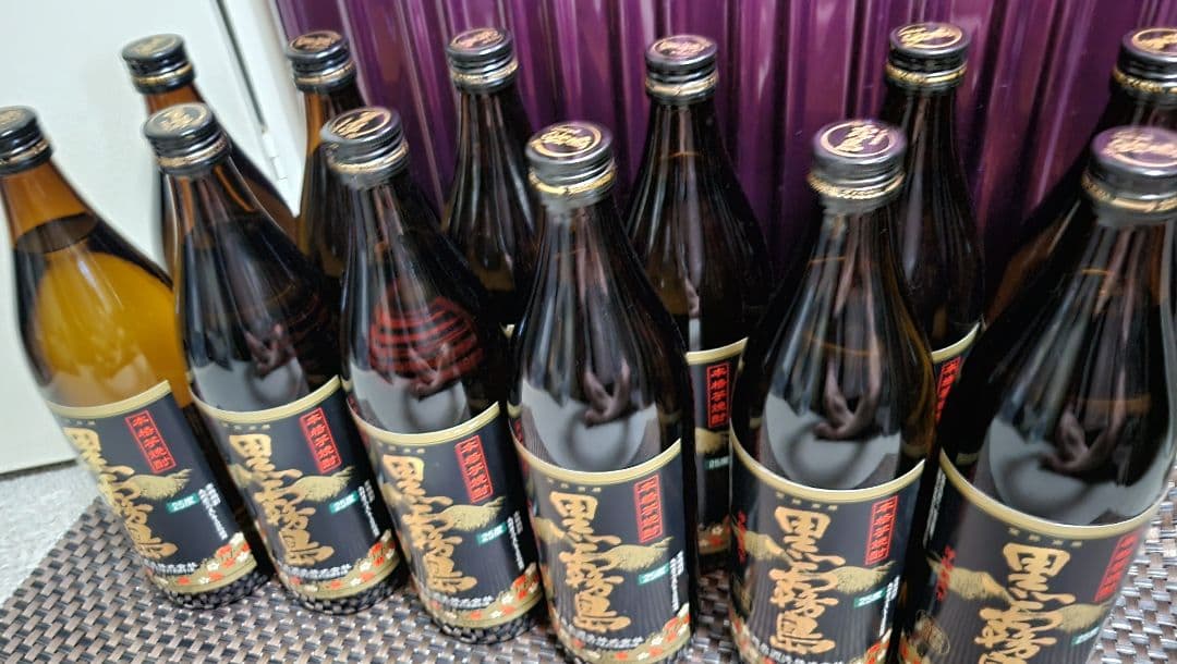 値下げ中です! 新品未開封【本格芋焼酎黒霧島】25度900ml×12本