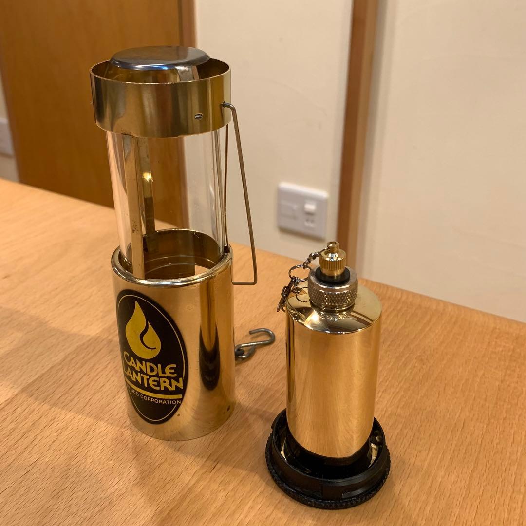 【雪丘工房】オイルカートリッジ＋【UCO】キャンドルランタン ブラス（真鍮）