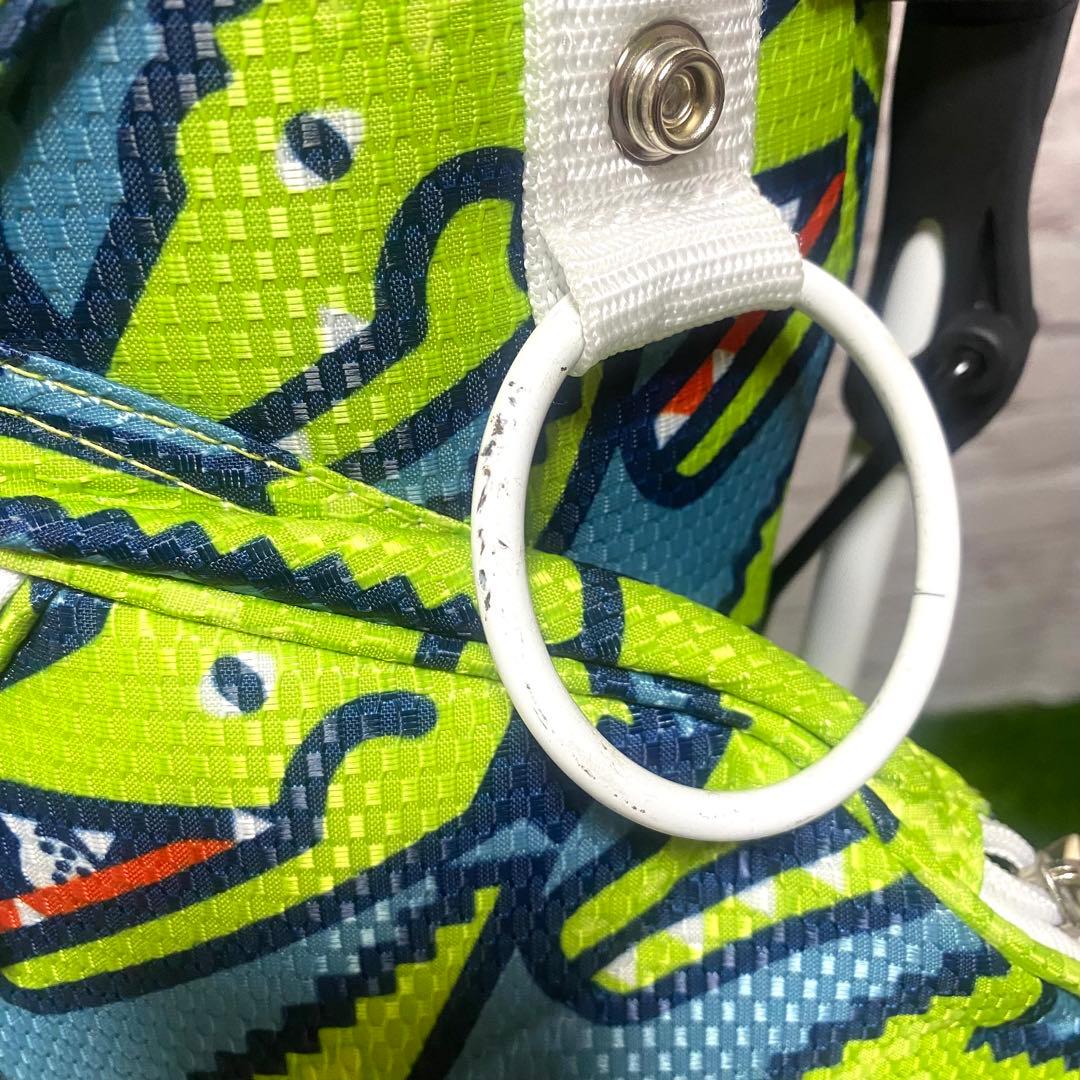 【希少】パーリーゲイツ PEARLY GATES ワニ柄 キャディバッグ ゴルフ