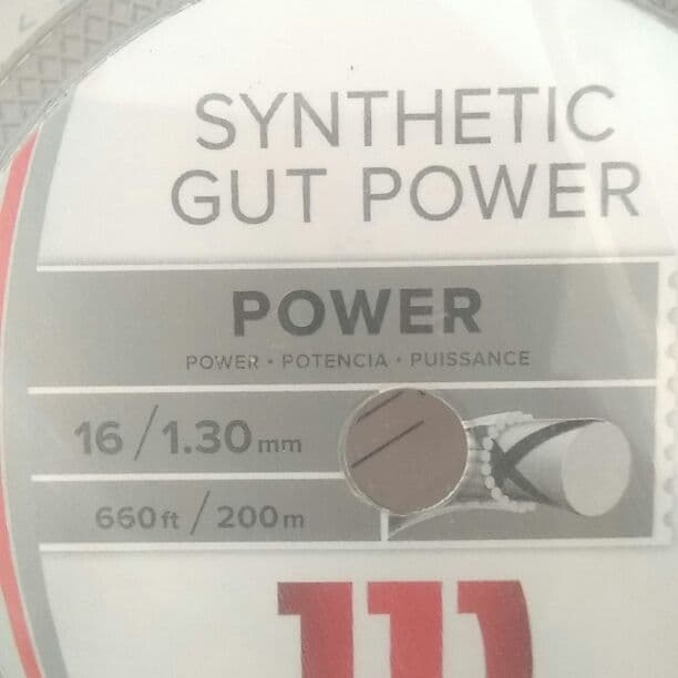 ウイルソン　ガット　Wilson SYNTHETIC GUT POWER 16