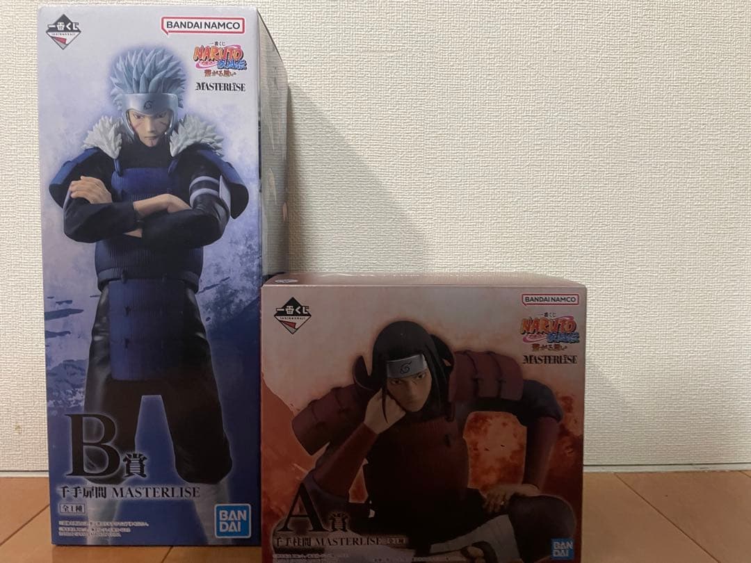 ナルト　一番くじ　フィギュア　A賞　B賞セット　千手柱間　千手扉間　繋がる思い