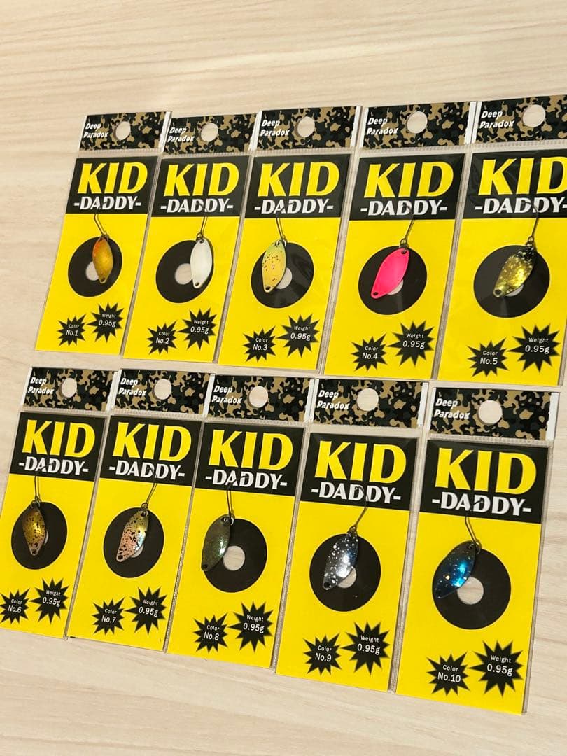 ディープパラドックス キッド ダディ 0.95g 全10色セット
