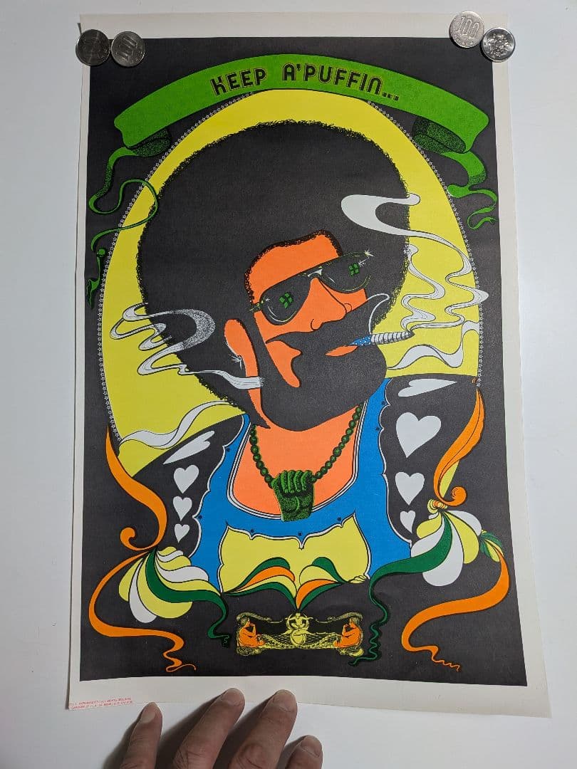 zigzag 70s ヴィンテージ　ポスター