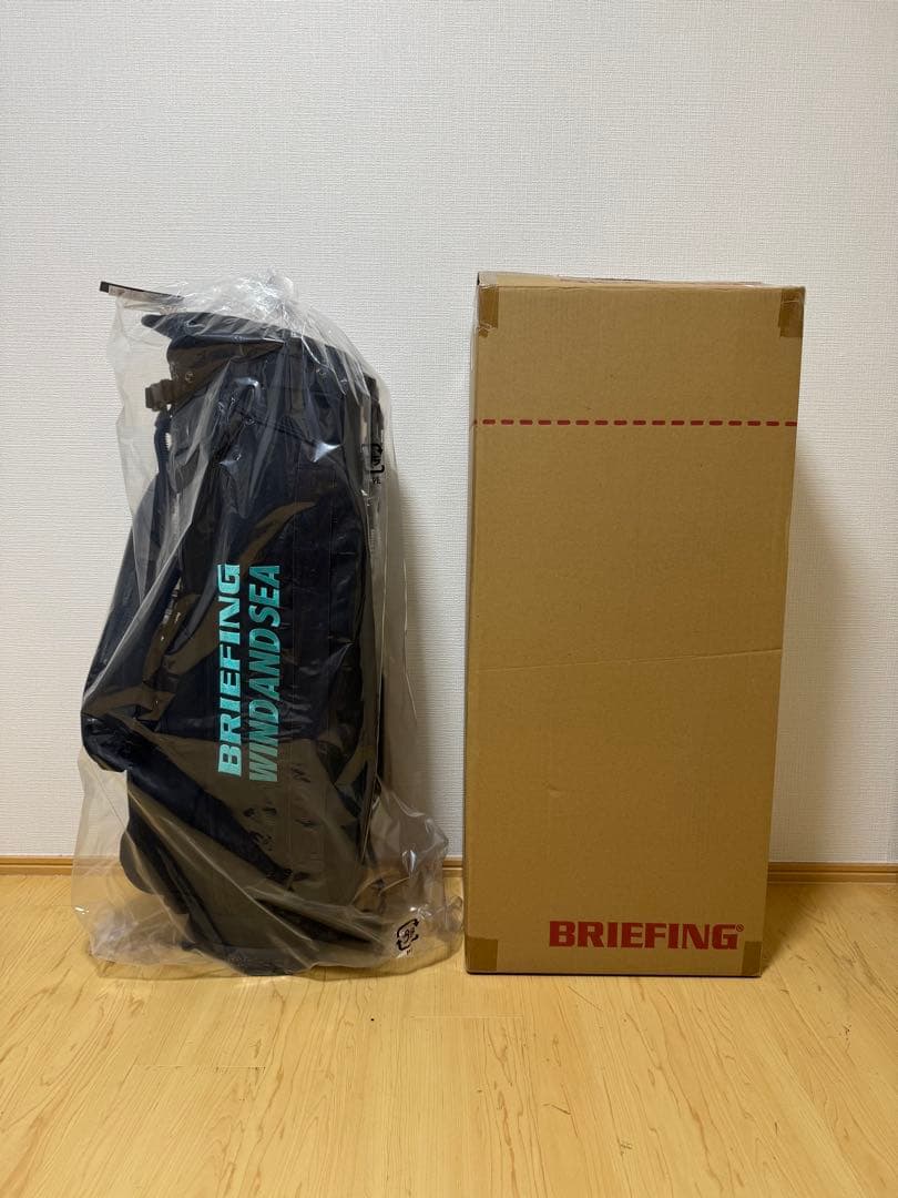 正規品 新品 BRIEFING WIND AND SEA キャディバッグ