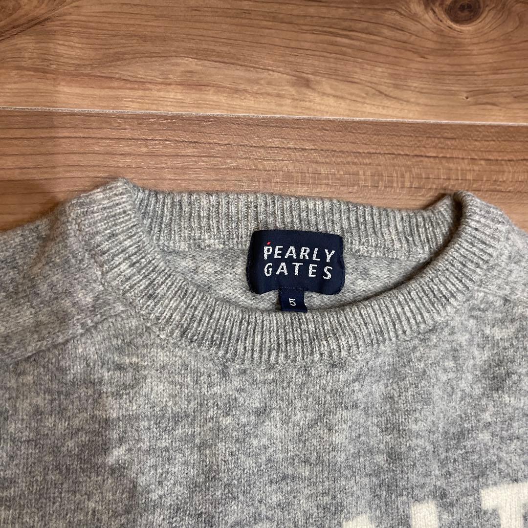 【美品】PEARLY GATES⭐︎パーリーゲイツwool sweater 5